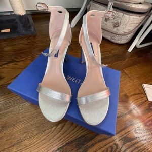 Stuart Weitzman Nearly Nude Heeled Sandals
